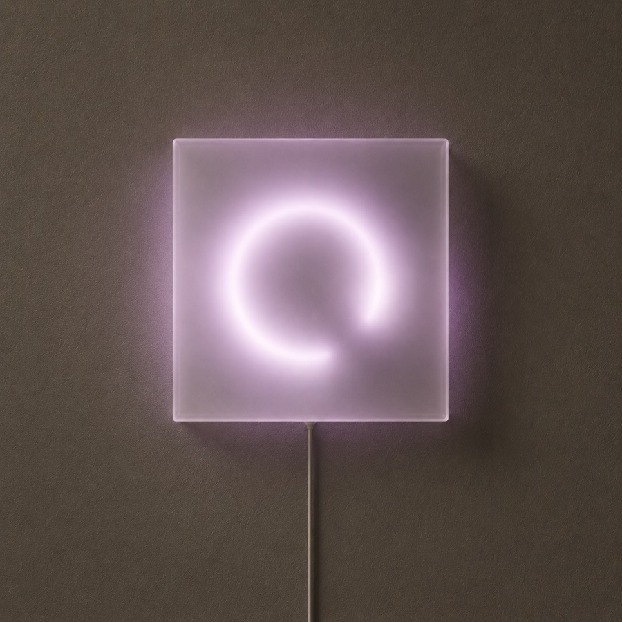 Circa glowing purple